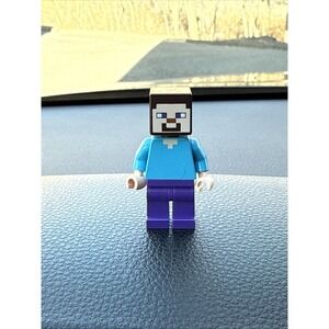 LEGO STEVE Dark Purple Legs Minecraft Minifigure‎ min009